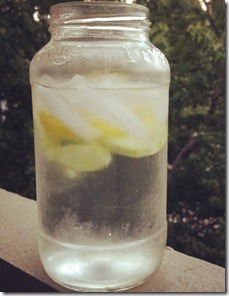 Water in jar